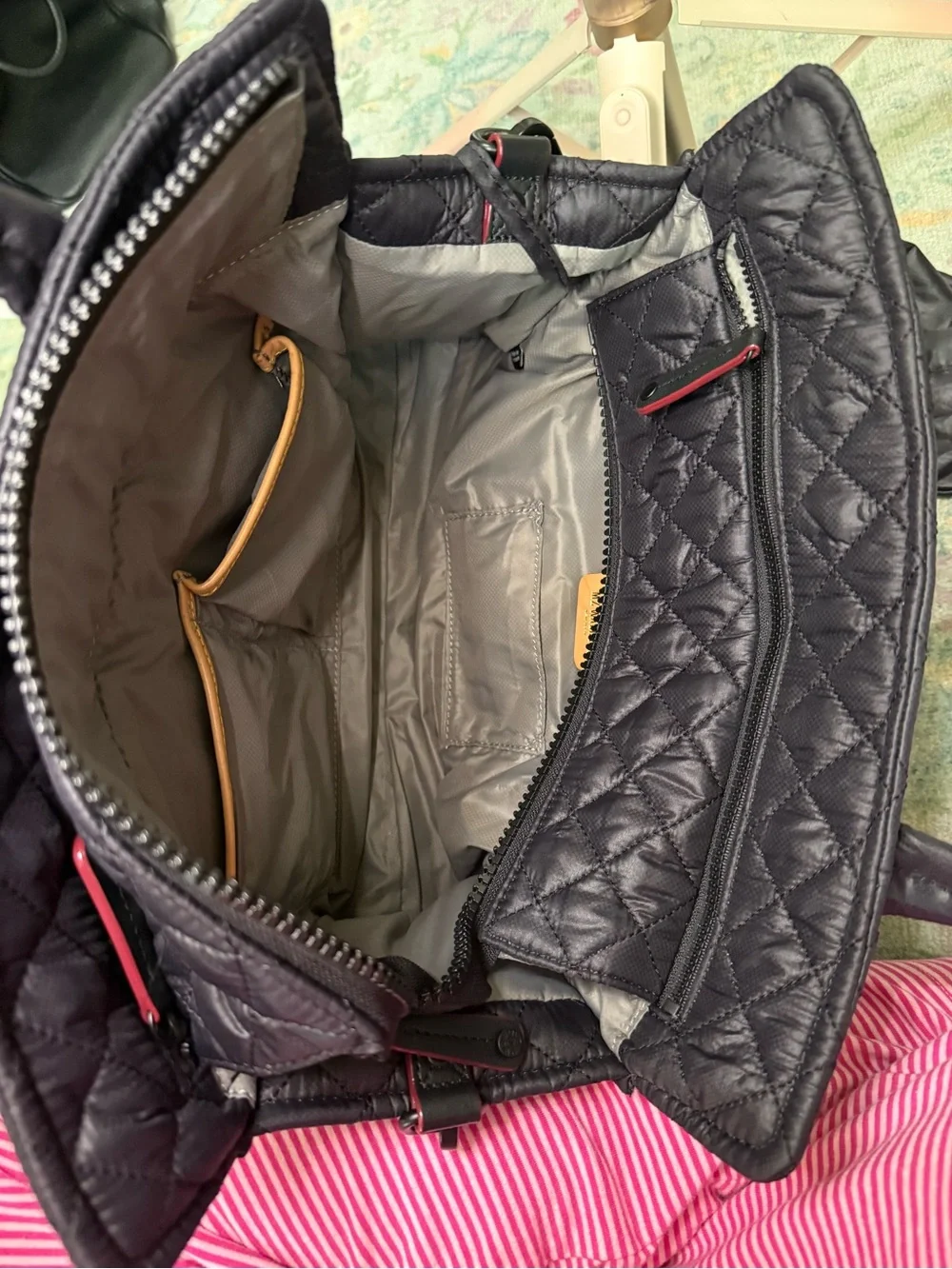MZ Wallace Quilted Medium Box Tote